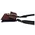 Borsa a tracolla FENDI Marspio Bucket Zucca Nero Rosso - vista 6