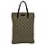 Mini borsa tote Gucci GG Supreme in pelle Marrone