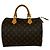 Borsa a mano Louis Vuitton Speedy 30 Monogram in pelle Marrone - vista 3