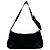 Bolsa de ombro Prada em nylon Tessuto e couro com placa de logo triangular Preto - vista 3