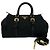 Tote Prada Schultertasche aus Tessuto-Nylon und Leder Schwarz