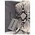 Balenciaga python leather shoulder bag Black White Grey Python print - view 8
