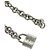 Tiffany & Co Bracciale a catena con ciondolo Lock Tiffany Vintage Argento - vista 4