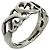 Tiffany & Co Anello Tiffany Vintage Loving Heart Argento
