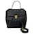 Sac à épaule en cuir avec logo ajouré Yves Saint Laurent Noir  - vue 1