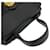 Sac à épaule en cuir avec logo ajouré Yves Saint Laurent Noir  - vue 4
