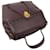 Sac à épaule 2-Way en cuir vintage Yves Saint Laurent Marron  - vue 4