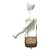 Borsa a tracolla mini Gucci in pelle marrone con motivo Micro GG Logo - vista 2