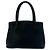 Tote Prada Logo Hardware Leder 3-Wege Schultertasche Schwarz - Ansicht 3