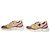 Sapatilhas baixas chunky multicoloridas CHLOÉ Sonnie EU 38 Caixa Marrom Rosa Bege Amarelo - vista 7