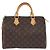 Louis Vuitton Speedy Perforated Monogram Canvas 30 Castaño - vista 2
