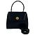 Céline Bolsa de mão Celine Vintage Starball em couro de bezerro com ferragens Preto