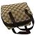 Borsa Gucci in tela GG e pelle Marrone - vista 4