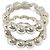 Ring Hermès Anello Hermes Parade Band in Argento 925 - vista 5