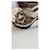 Mules con platform Gucci Monogram Horsebit Marrone Bianco  - vista 10