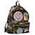 SAINT LAURENT Backpack Canvas Khaki Silver Camouflage