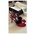 Gucci Slingback-Heels aus rotem Lackleder - Ansicht 3