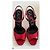 Gucci Slingback-Heels aus rotem Lackleder - Ansicht 5