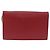 Portafoglio con catena Gucci Interlocking in pelle Rosso - vista 2