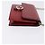 Portafoglio con catena Gucci Interlocking in pelle Rosso - vista 3