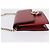 Portafoglio con catena Gucci Interlocking in pelle Rosso - vista 4