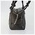 Borsa Bowling Matelassé CHANEL Linea Cambon in Pelle Marrone Scuro CC Auth 198322SAV Argento - vista 5