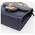 Borsa CHANEL Mini Matelasse Chain Pearl Bag Goatskin Navy Gold CC Auth 197060SAM D'oro Blu navy - vista 10