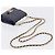 Borsa CHANEL Mini Matelasse Chain Pearl Bag Goatskin Navy Gold CC Auth 197060SAM D'oro Blu navy - vista 7