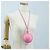 LOEWE Balloon Pouch Leather Pink Auth 196452M Rosa - vista 24
