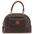 Céline Borsa a mano CELINE Macadam Canvas PVC Leather Brown Gold Auth 196621A Marrone D'oro - vista 2