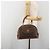 Céline Borsa a mano CELINE Macadam Canvas PVC Leather Brown Gold Auth 196621A Marrone D'oro - vista 25