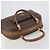 Céline Borsa a mano CELINE Macadam Canvas PVC Leather Brown Gold Auth 196621A Marrone D'oro - vista 6