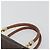 Céline Borsa a mano CELINE Macadam Canvas PVC Leather Brown Gold Auth 196621A Marrone D'oro - vista 8