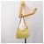 Borsa a Tracolla con Catena PRADA Nylon Giallo Tono Oro Auth 198491A - vista 21