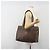 Céline Borsa Tote CELINE Macadam Canvas PVC Pelle Marrone Oro Auth mr2848 D'oro - vista 24