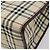 Borsa a mano BURBERRY Nova Check Canvas Beige Silver Auth 198650 Argento - vista 12