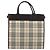 Borsa a mano BURBERRY Nova Check Canvas Beige Silver Auth 198650 Argento - vista 3