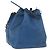 Borsa a tracolla LOUIS VUITTON Epi Petit Noe Blu M44105 LV Auth 198514