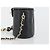 CHANEL Matelasse Chain Shoulder Vanity Bag aus schwarzem Lammleder CC Auth 198651SAM - Ansicht 4