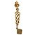 Orecchini CHANEL Metallo Tono Oro CC Auth 198823V - vista 14