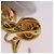 Orecchini CHANEL Metallo Tono Oro CC Auth 198823V - vista 23