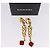 Orecchini CHANEL Metallo Tono Oro CC Auth 198823V - vista 24