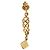 Orecchini CHANEL Metallo Tono Oro CC Auth 198823V - vista 3