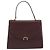 Borsa a mano CARTIER in pelle Bordeaux tono oro Auth BA14995 Bordò - vista 2
