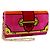 Cartera larga PRADA Velor Red Gold Auth 197223M Roja Dorado