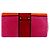 Cartera larga PRADA Velor Red Gold Auth 197223M Roja Dorado - vista 3