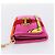 Cartera larga PRADA Velor Red Gold Auth 197223M Roja Dorado - vista 4