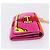 Cartera larga PRADA Velor Red Gold Auth 197223M Roja Dorado - vista 5