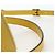 Borsa a mano Miu Miu in pelle 2way Giallo Oro Auth 195501V D'oro - vista 8