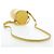 Borsa a mano Miu Miu in pelle 2way Giallo Oro Auth 195501V D'oro - vista 9